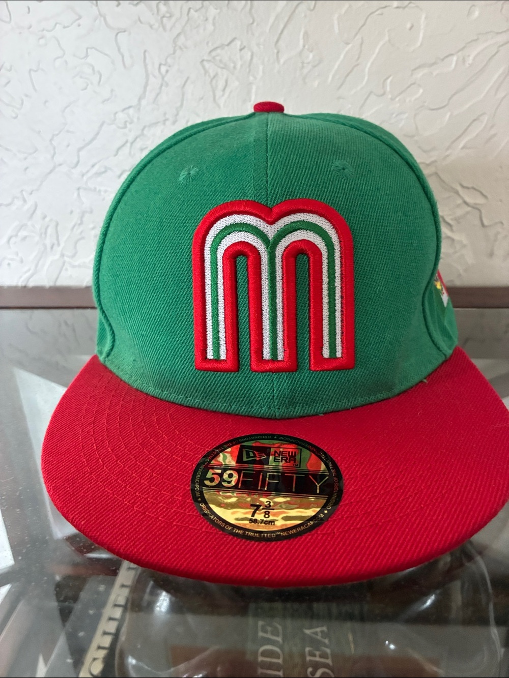 New Era World Baseball Classic Tournament Mexico Team Snapback Hat 73/8 NWT